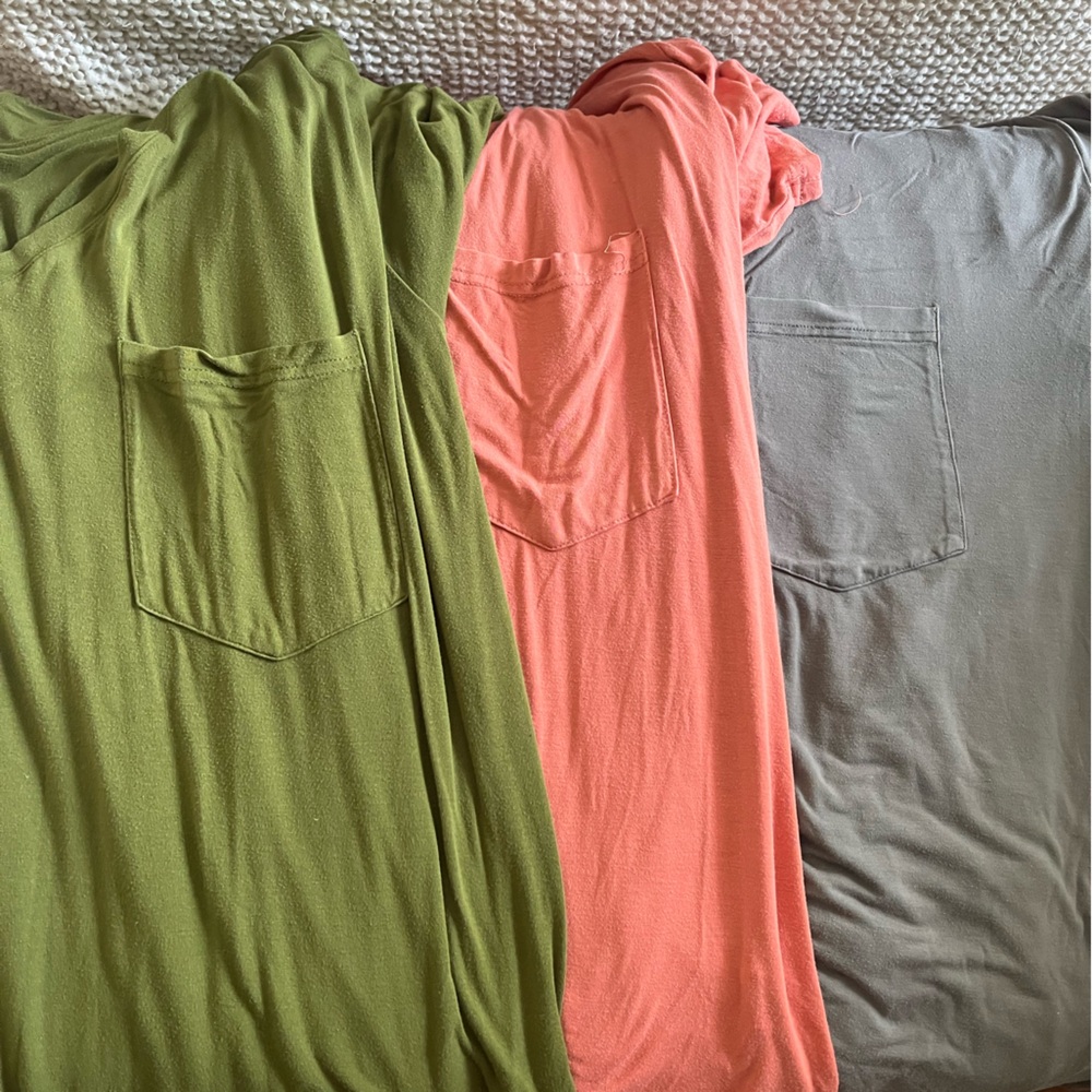 3 Kyte Baby Women’s bamboo oversized check tshirts